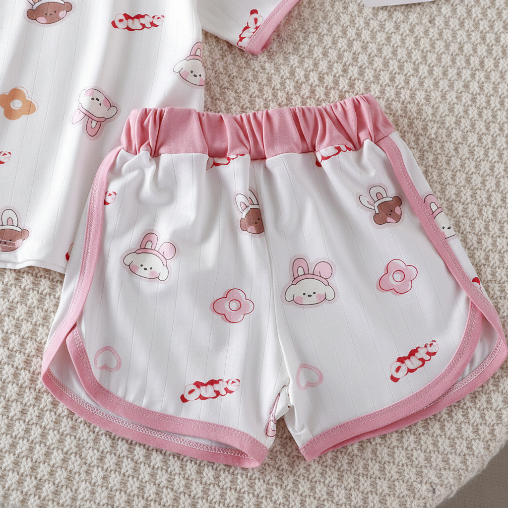 Premium Chinese Imported Kids Summer Outfit Set