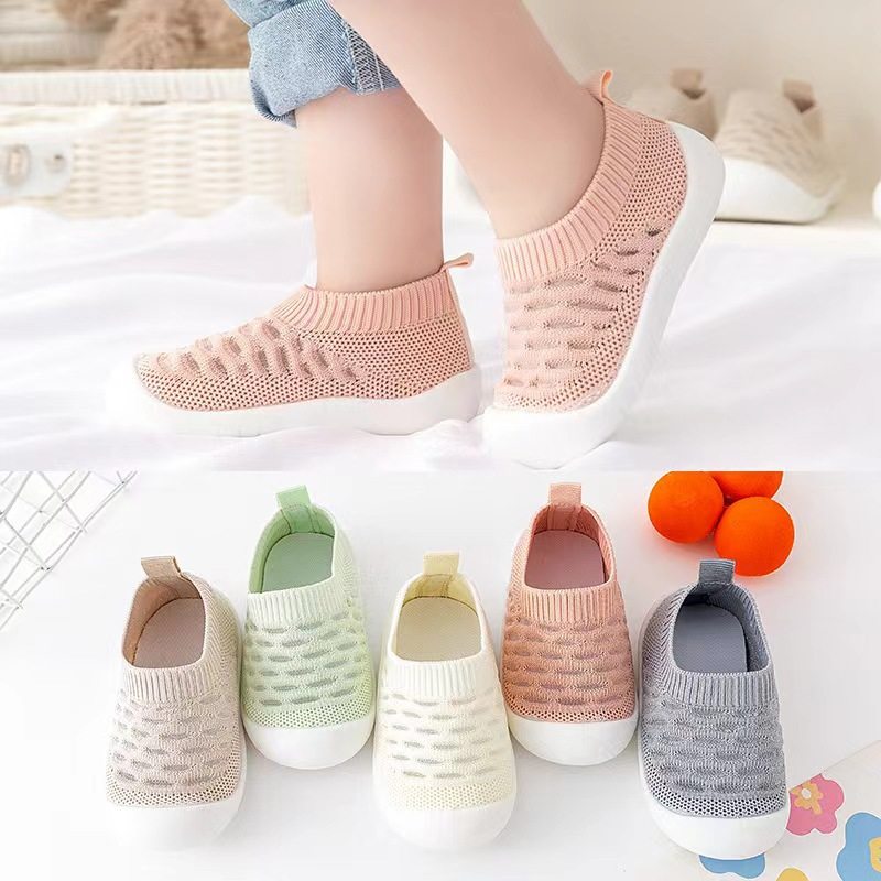 Breathable Flying Woven Baby Shoes | Soft Sole Non-Slip Toddler Sneakers