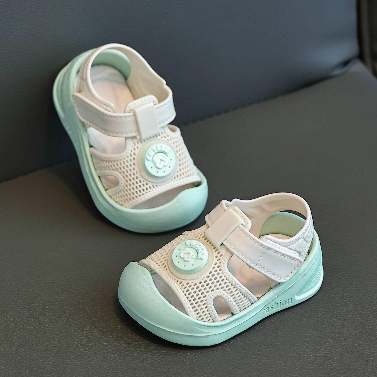 Modern Classic Baby Suit & Soft-Grip Outdoor Sandals Combo