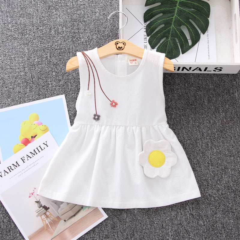 Luxe Floral Embroidery Cotton Princess Boutique Set