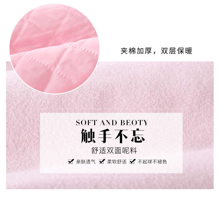 Winter Stylish Bow Decorated Long Coat