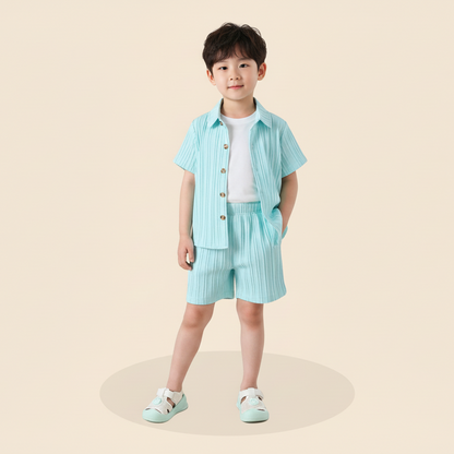 Modern Classic Baby Suit & Soft-Grip Outdoor Sandals Combo