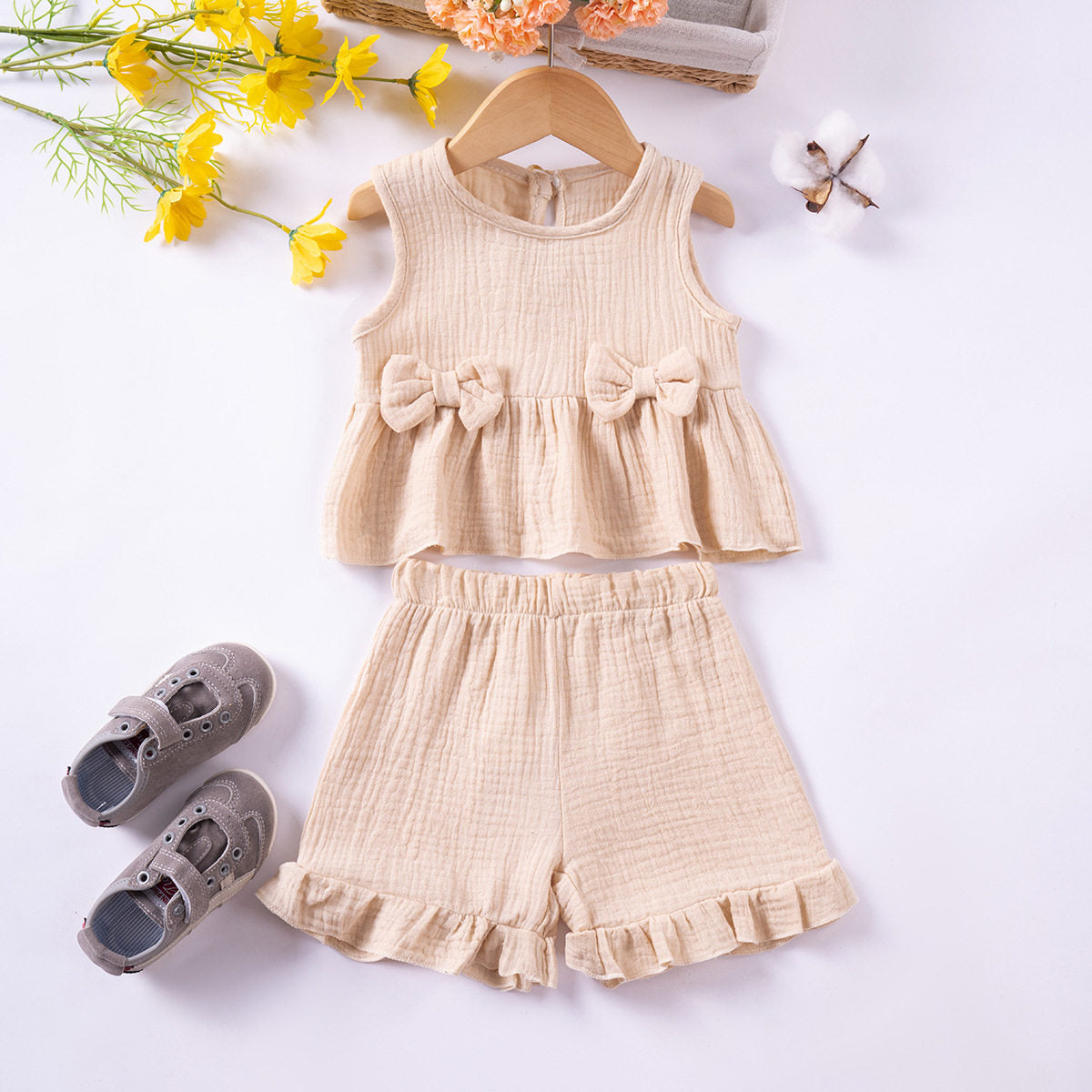 Luxe Floral Petal Boutique Sleeveless Princess Dress