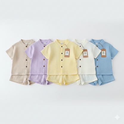 China Soft Breathable Cotton Baby Boy & Girl  Comfort Set