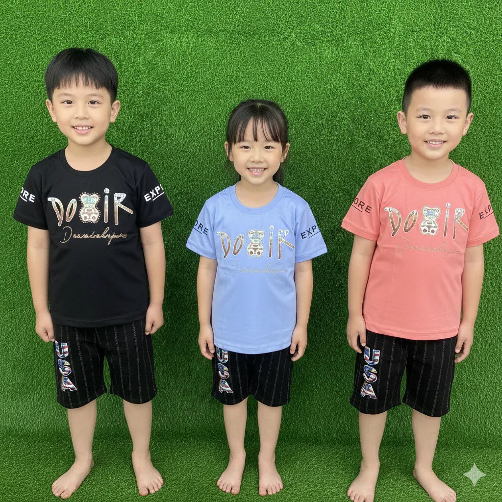 Premium Kids T-Shirt with Pant Set - China Import