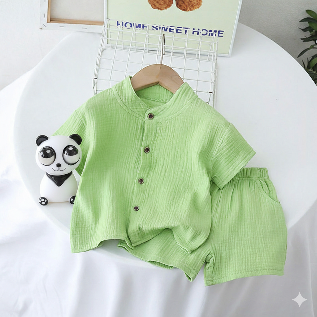 China Soft Breathable Cotton Baby Boy & Girl  Comfort Set