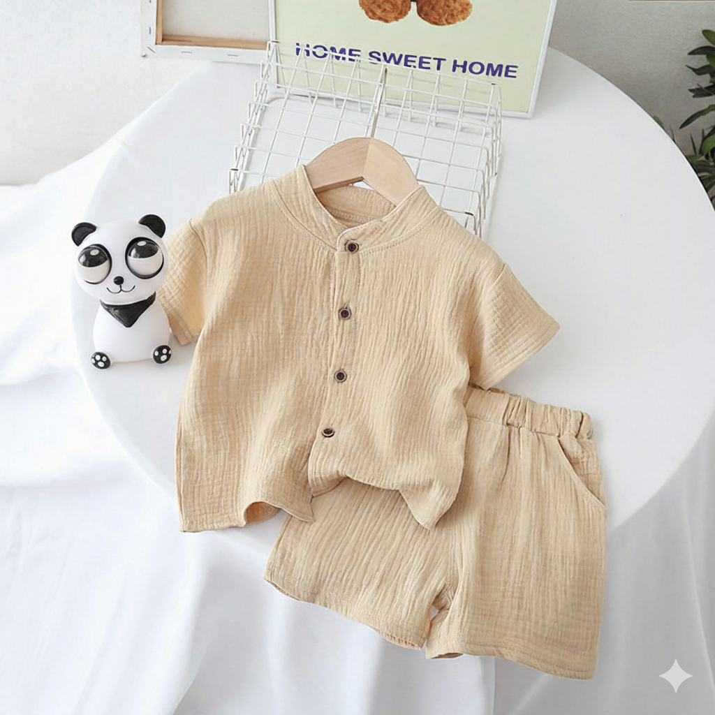 China Soft Breathable Cotton Baby Boy & Girl  Comfort Set
