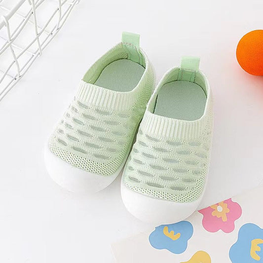 Breathable Flying Woven Baby Shoes | Soft Sole Non-Slip Toddler Sneakers