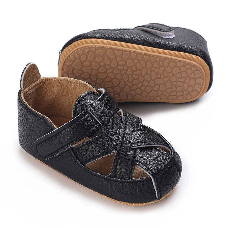 Premium Soft Rubber Sole Cut-out Baby Shoes