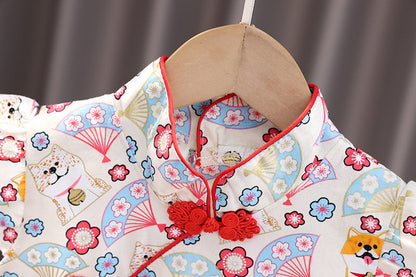 Premium National Style Short Sleeved Hanfu Princess Dress