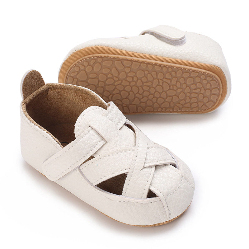 Premium Soft Rubber Sole Cut-out Baby Shoes