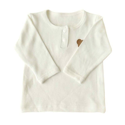 Premium Kids' Long-Sleeve Base Layer | Versatile Soft Cotton T-Shirt for Boys & Girls