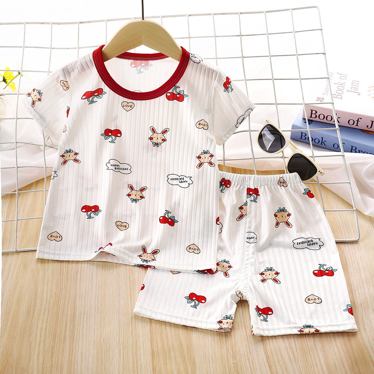 Premium Chinese Imported Kids Ice Silk Comfort Set