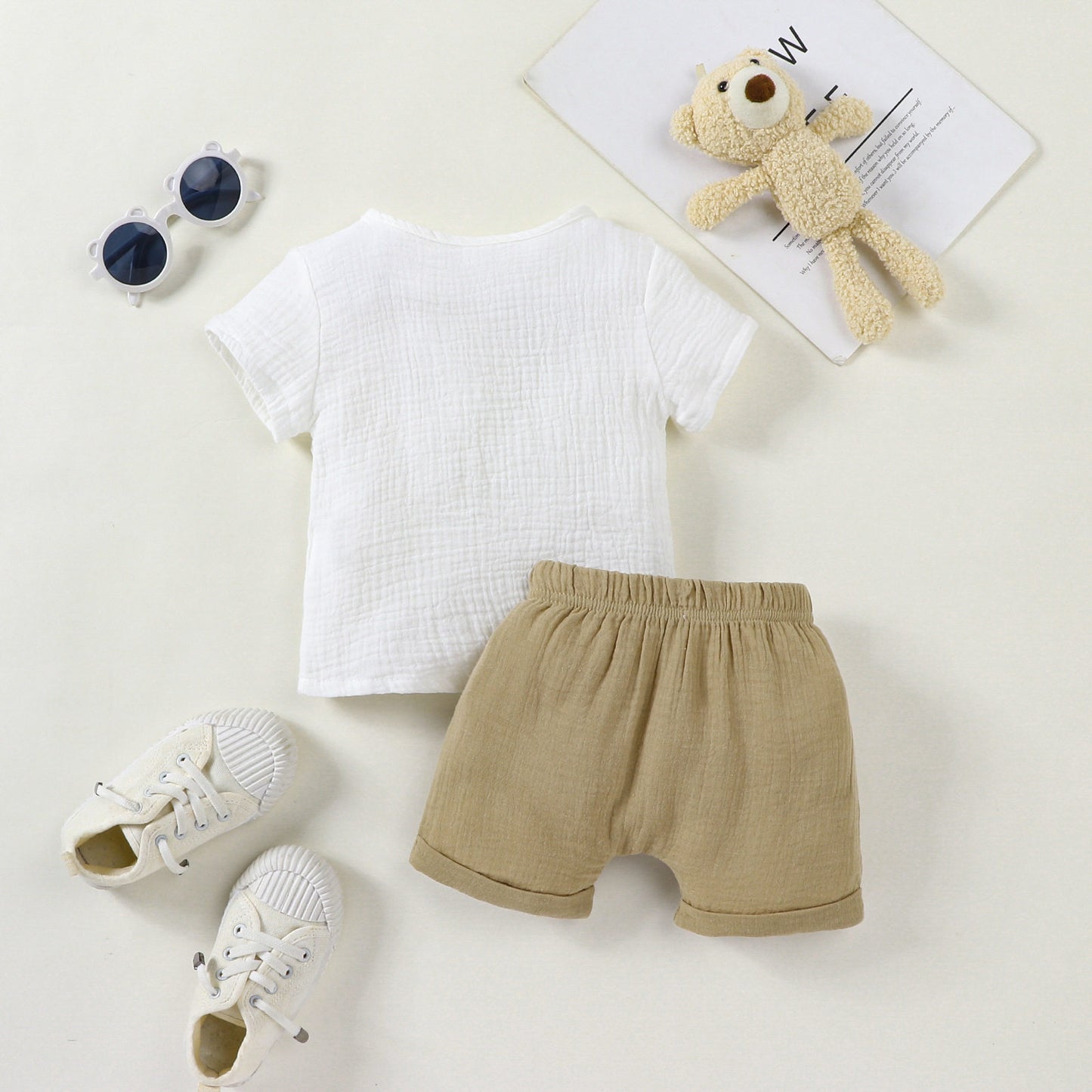 Little Boy's Stylish Summer Shirt & Shorts Set - New Edition