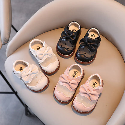 Girls Summer Breathable Soft Princess Leather Shoes
