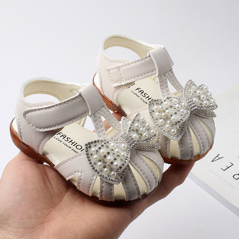 Summer Baby Princess Sandals: Non-Slip Soft-Soled Toddler Shoes for Girls