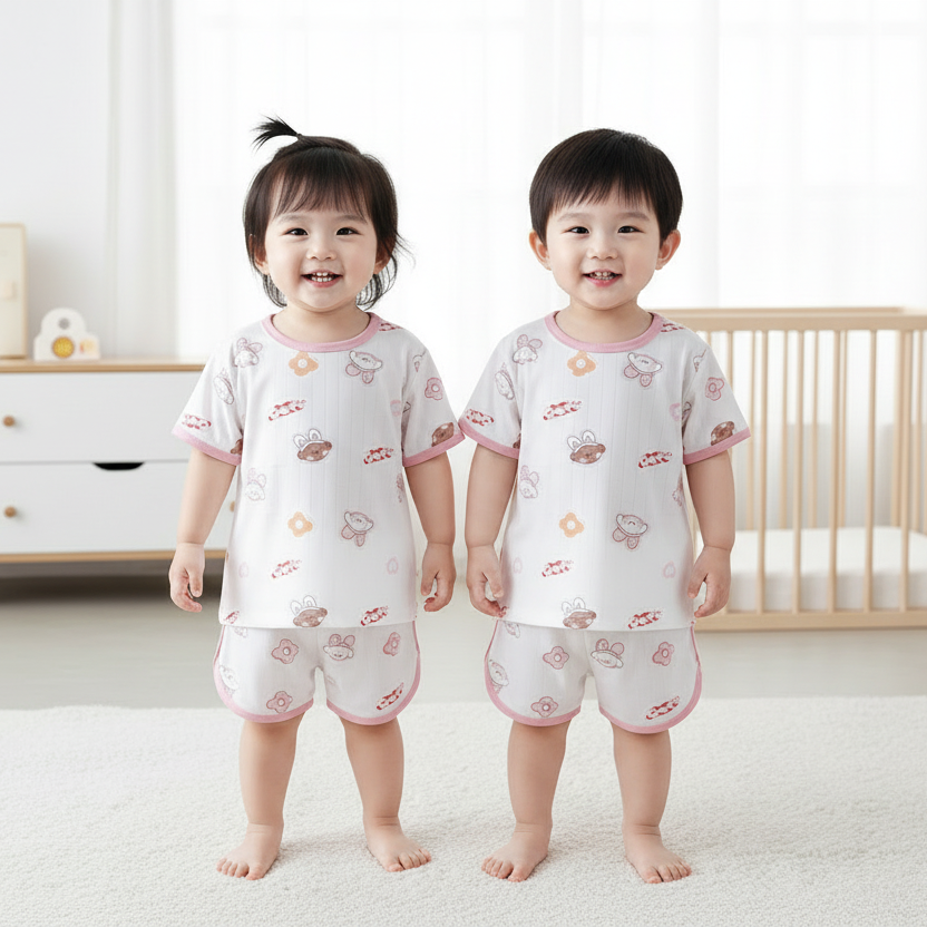Premium Chinese Imported Kids Summer Outfit Set