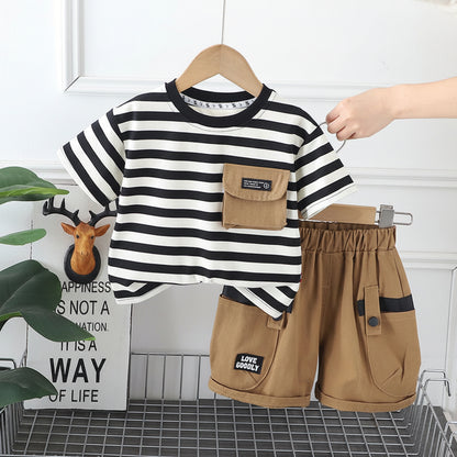 Premium China Imported Striped Summer Set With Pant