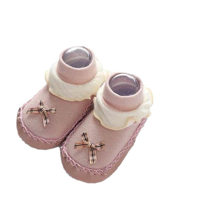 Korean Style Baby Princess Skirt & Soft Sole Toddler Shoes Combo