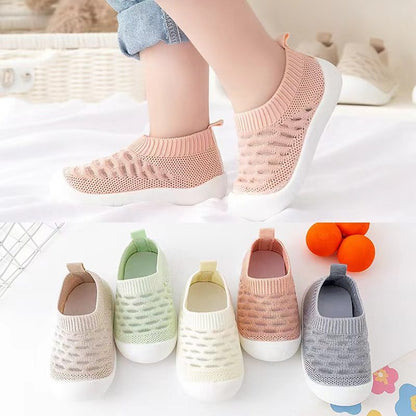 Breathable Flying Woven Baby Shoes | Soft Sole Non-Slip Toddler Sneakers