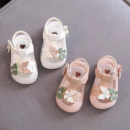 Elite Princess Pearl-Accent Soft Bottom Non-Slip Shoes