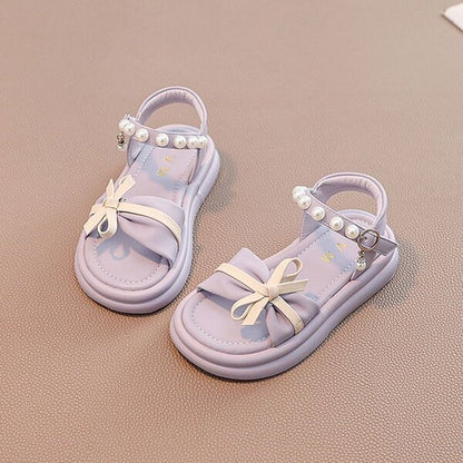 Sweet Ribbon Bow Soft-Sole Princess Party Shoes