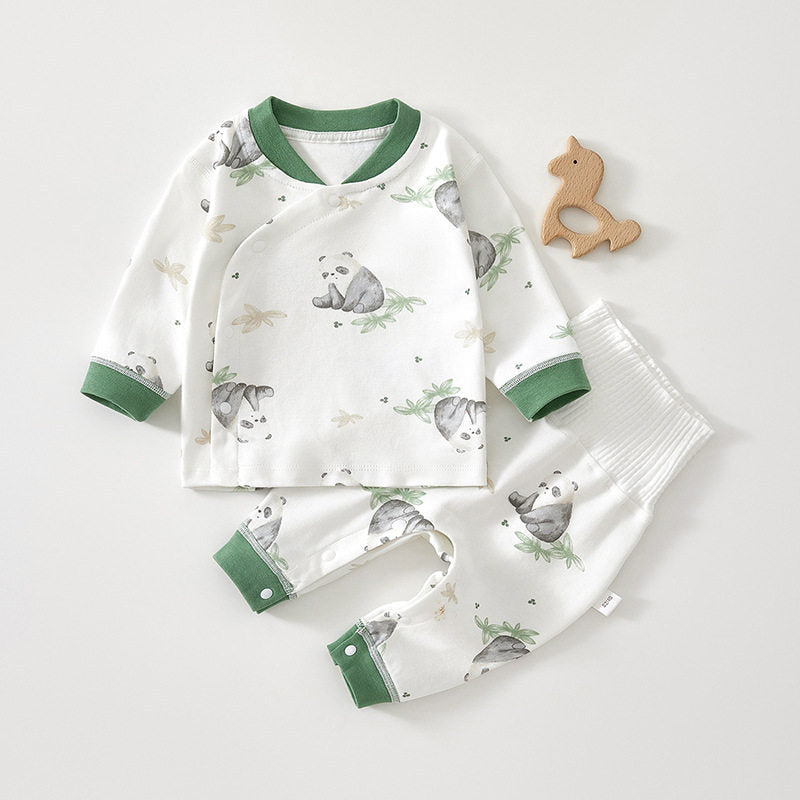 Premium High Waist Pure Cotton Long Sleeve Suit for Newborn & Toddlers