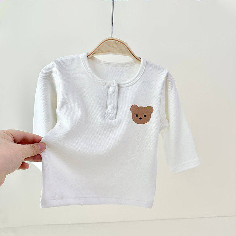 Premium Kids' Long-Sleeve Base Layer | Versatile Soft Cotton T-Shirt for Boys & Girls