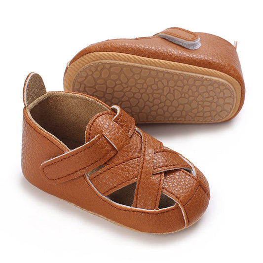 Premium Soft Rubber Sole Cut-out Baby Shoes