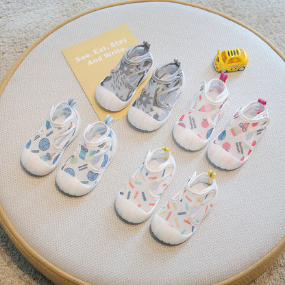 Soft & Breathable Baby Sandals – Non-Slip Design