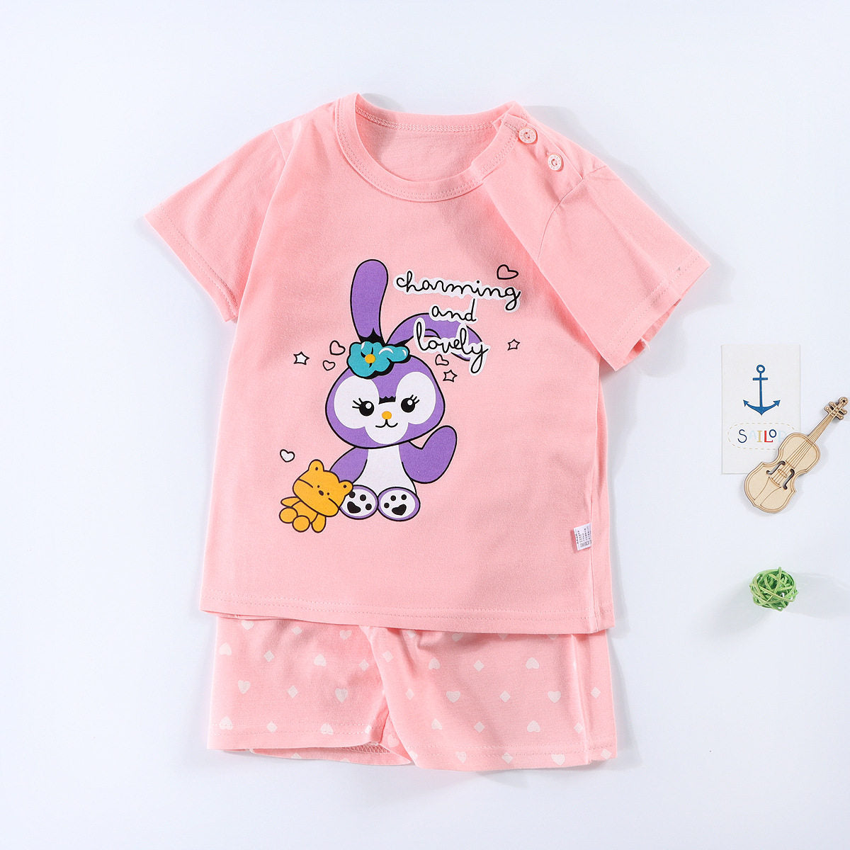 Premium China Imported Kids Cotton Set With Pant