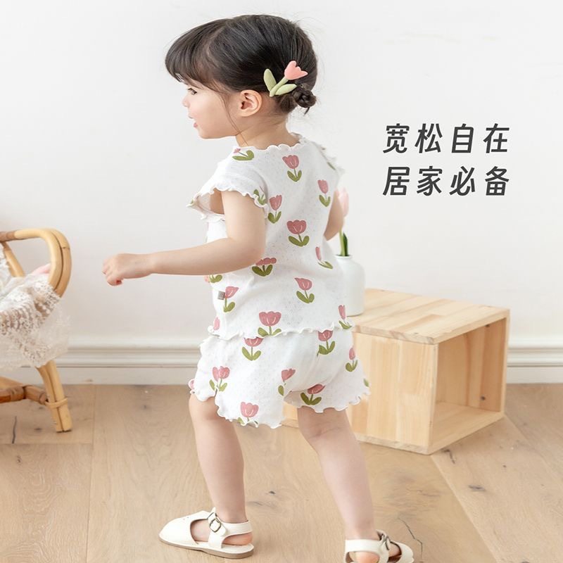 Premium Lightweight Printed Breathable Home Clothes Set