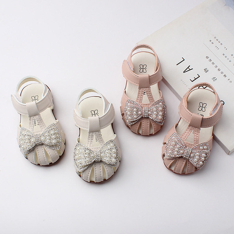 Summer Baby Princess Sandals: Non-Slip Soft-Soled Toddler Shoes for Girls