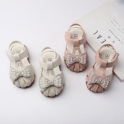 Summer Baby Princess Sandals: Non-Slip Soft-Soled Toddler Shoes for Girls