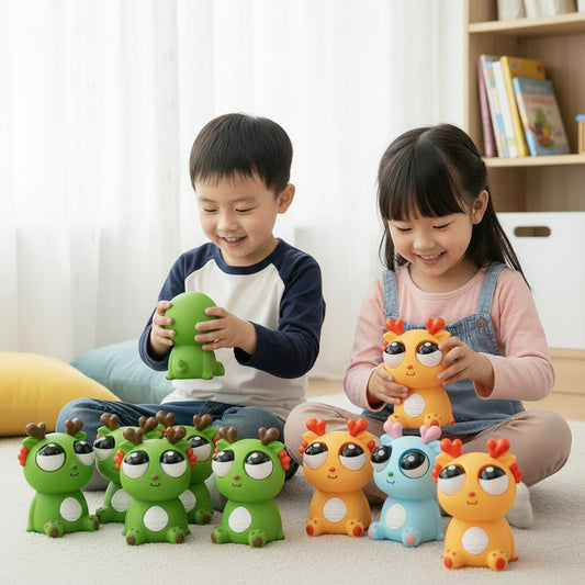 Funny Eye-Popping Dragon Squeeze Toy
