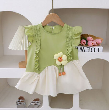 Baby Girl Summer Princess Jumpsuit Skirt