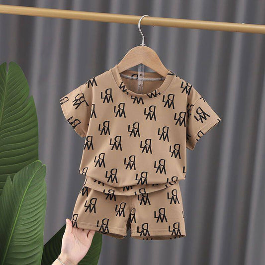Kids' Trendy Printed Two-Piece Set (Boy & Girl)