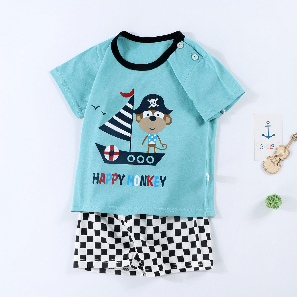 Premium China Imported Kids Cotton Set With Pant