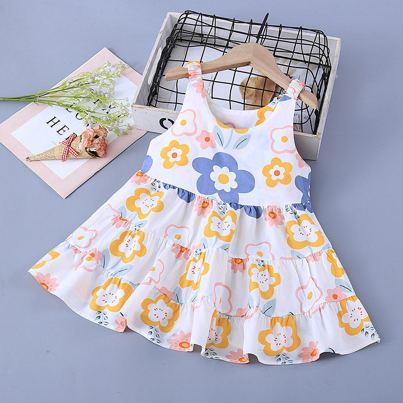 Premium China Floral Princess Dress with Pant