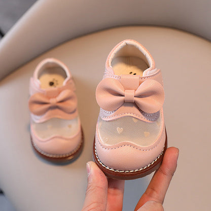 Girls Summer Breathable Soft Princess Leather Shoes