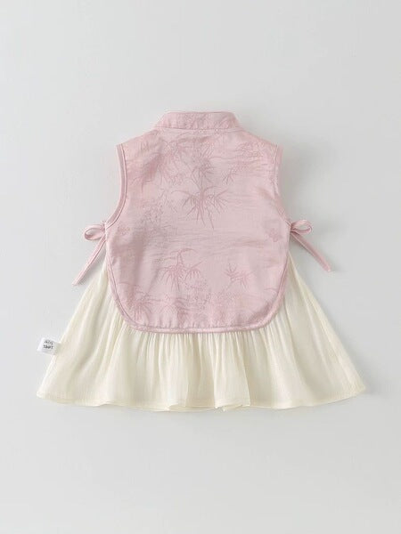 Sleeveless Floral Cheongsam Dress