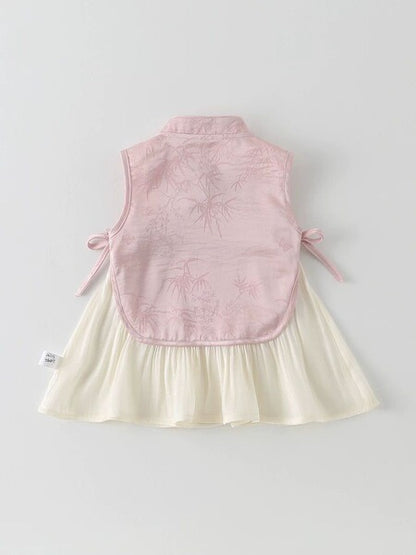 Sleeveless Floral Cheongsam Dress