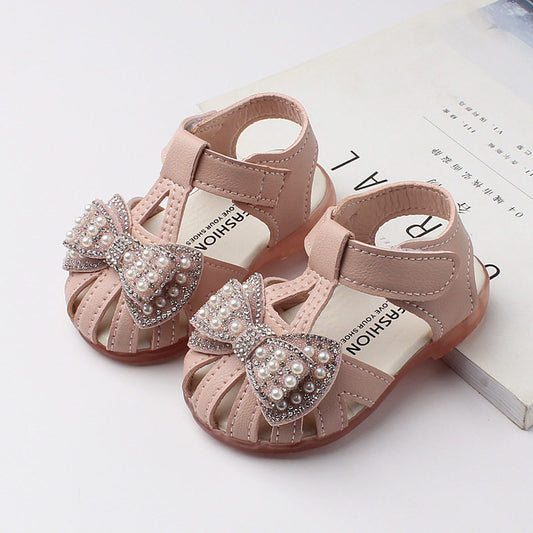Summer Baby Princess Sandals: Non-Slip Soft-Soled Toddler Shoes for Girls