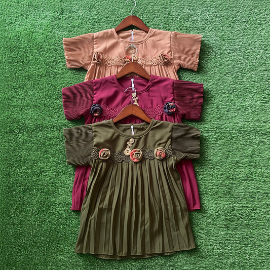 Premium Girls Floral Skirt and Top Set - China Import with Pant