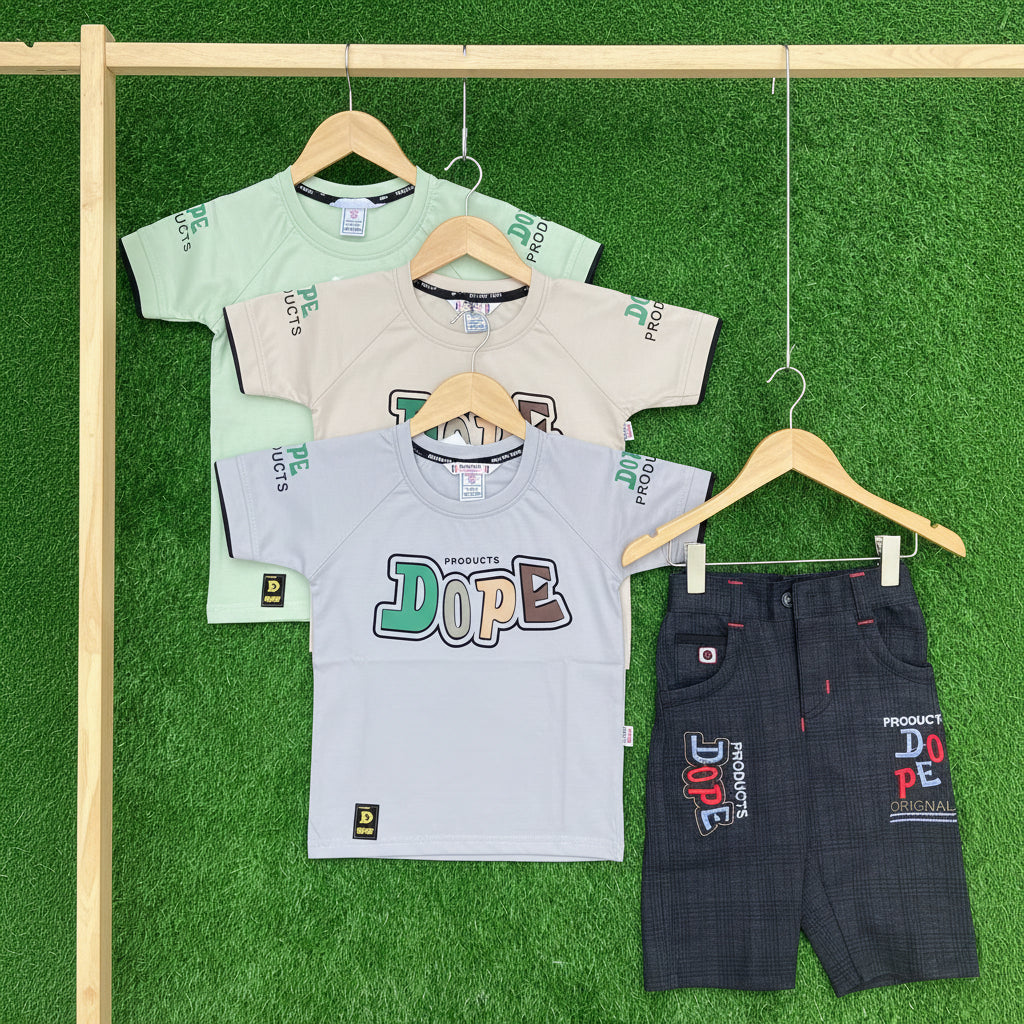 Kids Comfort Cotton T-Shirt with Pant Set - China Import