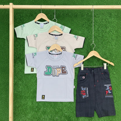 Kids Comfort Cotton T-Shirt with Pant Set - China Import