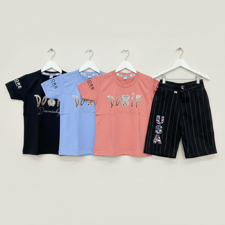Premium Kids T-Shirt with Pant Set - China Import