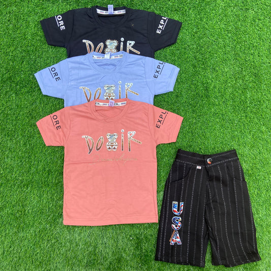 Premium Kids T-Shirt with Pant Set - China Import