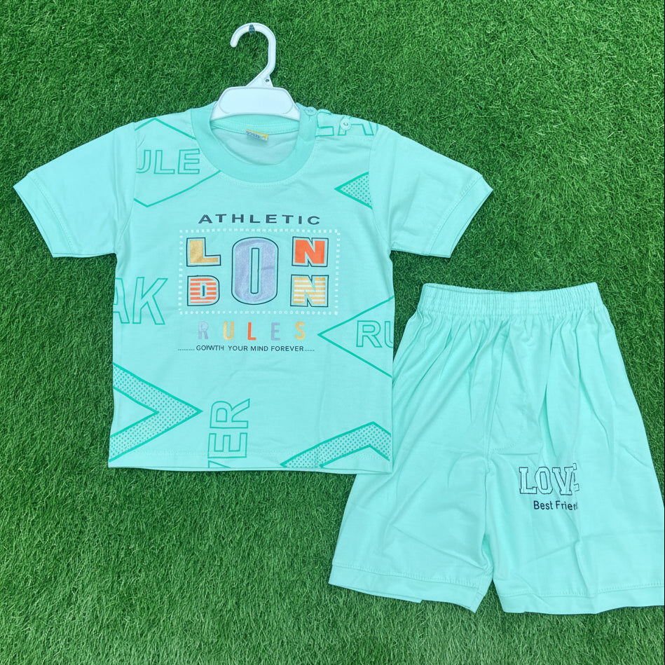 Kids Premium Summer T-Shirt with Pant Set - China Import