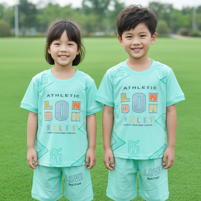 Kids Premium Summer T-Shirt with Pant Set - China Import